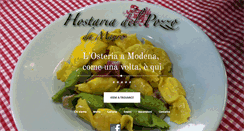 Desktop Screenshot of osteriadelpozzo.it