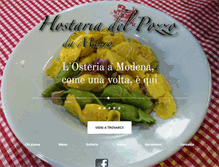 Tablet Screenshot of osteriadelpozzo.it